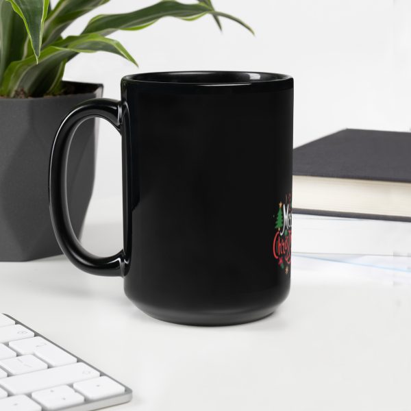 Shop Our Sleek Black Glossy Mug for Coffee Lovers