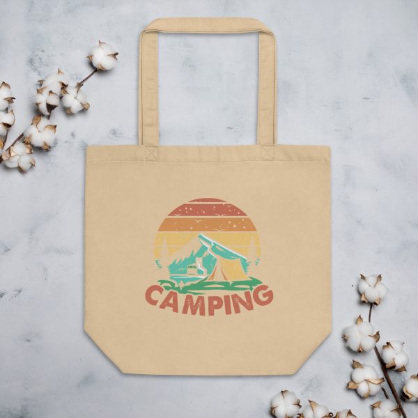 Eco-Friendly Organic Cotton Tote Bag for Camping Enthusiasts - Image 2